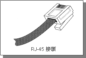 RJ-45 接头示意图