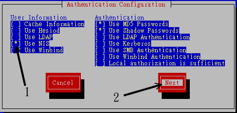 authconfig 的使用说明