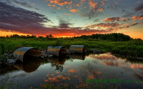 3 culvert sunset