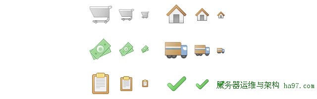 Checkout Icons for E-shop