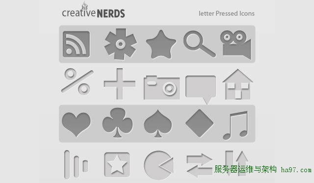 330 Free Letter Pressed Icons