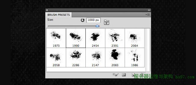 10 High Resolution Grunge Brushes for Photoshop