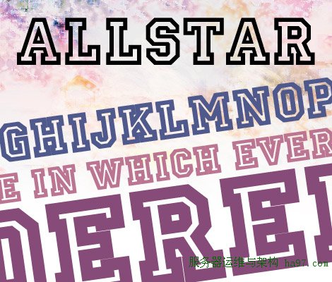 Allstar Regular free font