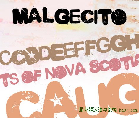 Malgecito free font