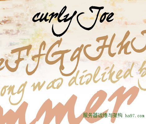 CurlyJoe free font