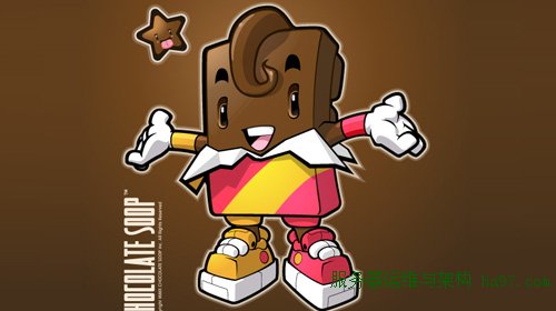 the making of a chocolate bar character