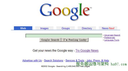 Google首页