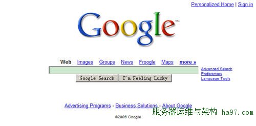 Google首页