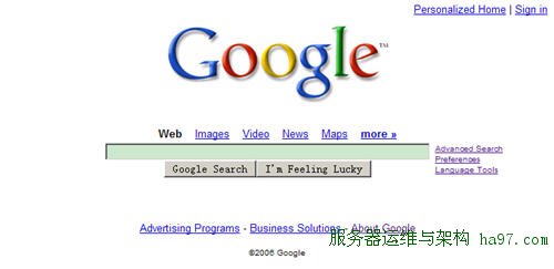 Google首页