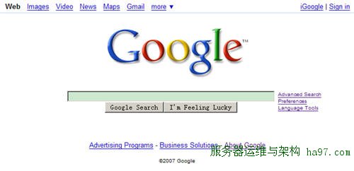 Google首页