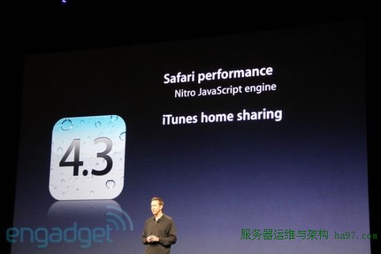 iOS 4.3增强了Safari浏览器的性能
