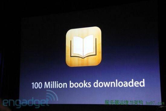 iBook书店下载次数达到1亿次